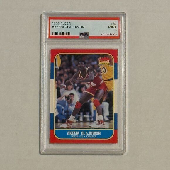 1986-87 FLEER BASKETBALL COMPLETE SET 1-132 11 stickers PSA Jordan Barkley Magic - Picture 9 of 16